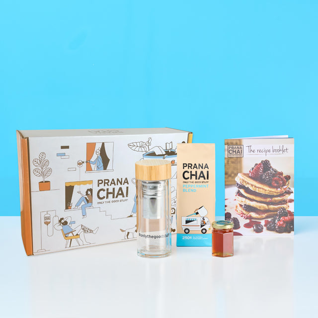 Prana Chai Peppermint Blend 250g Cold Brew Starter Kit