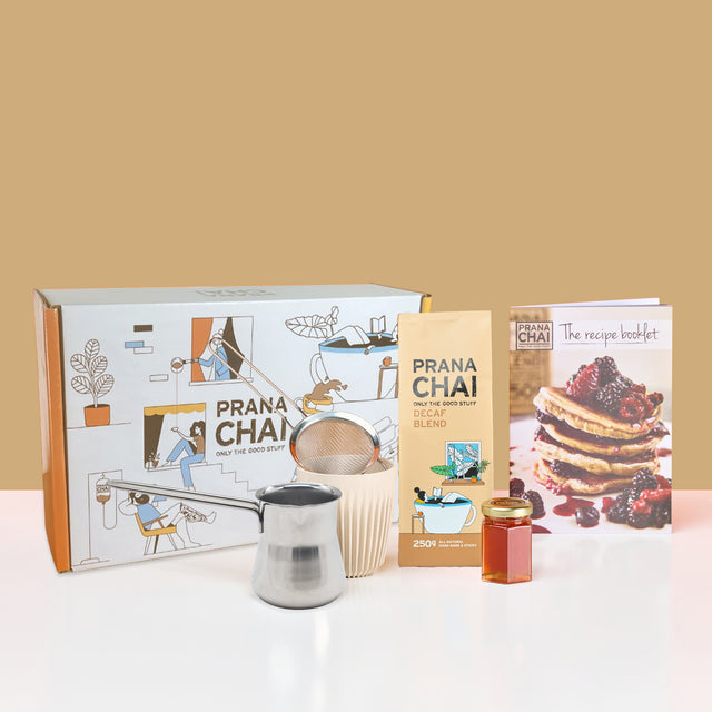 Prana Chai Decaf Blend 250g Starter Kit
