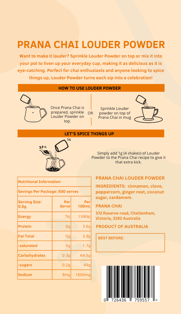 Prana Chai Louder Powder