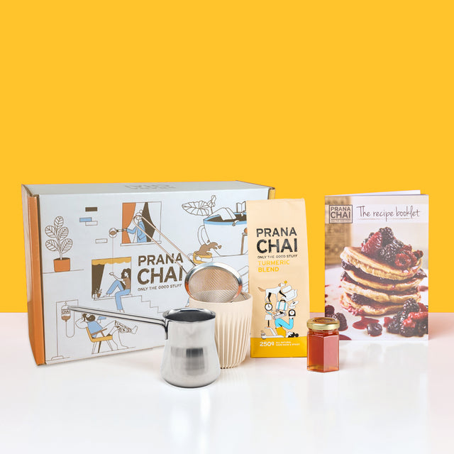 Prana Chai Turmeric Blend 250g Starter Kit