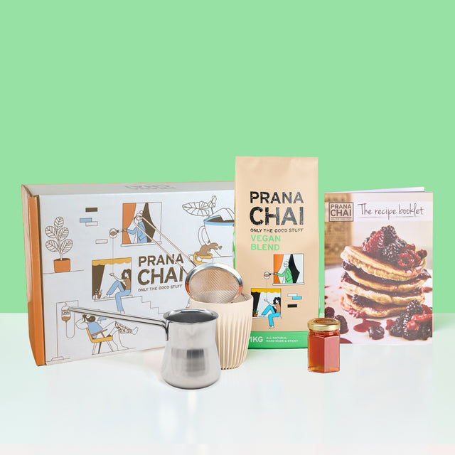 Prana Chai Vegan (Agave) Blend 1kg Starter Kit